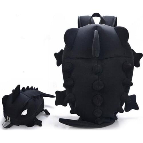 Party favor Unisex Dinosaur monster backpacks Teenagers Children Girls Boys Cartoon Animal Chameleon Lizard Shoulder School Bag