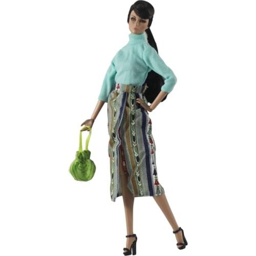 30cm for barbie Doll clothes Dress Fashion Casual doll suit for licca For Barbie Doll Accessories Baby Toys Best Girl' Gift