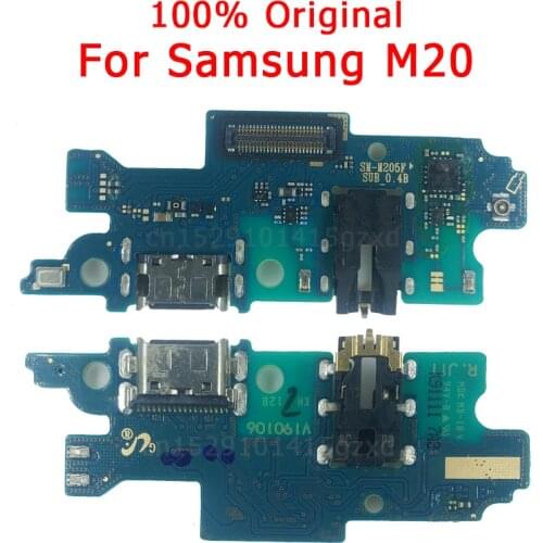 Original Charging Port For Samsung Galaxy M20 USB Charge Board For M205F PCB Dock Connector Flex Cable Replacement Spare parts