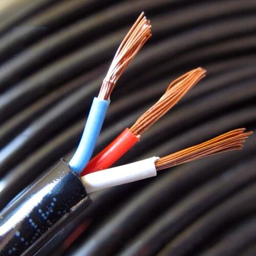 TPU Wire polyurethane 3 core 1 square 3x1 waterproof oilproof antifreeze anti-corrosion radiation-proof acid and alkali cable