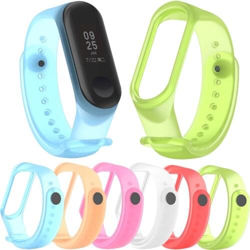 Soft Silicone Strap For Xiaomi Mi Band 5/6 Wristband Bracelet Replacement Watchband For Mi Band 3/4 Smartwatch Bracelet Belt
