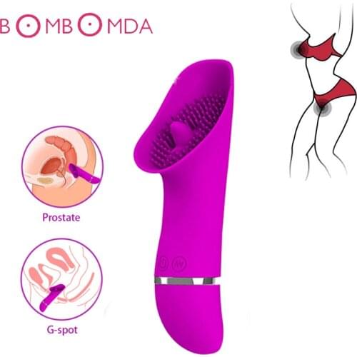 Sex Toys Tongue Clitoris Stimulator Vibrator Oral Sex Massager 30 Frequency Silicone AV Vibrators Stick Adult Sex Toys for Women