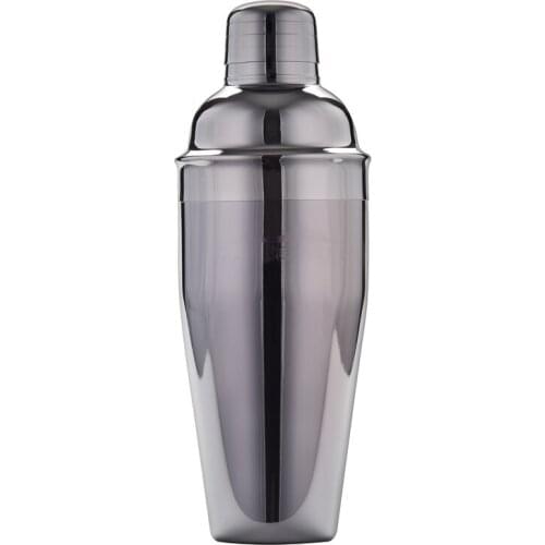 Greenhill Premium Cocktail Cobbler Shaker, 24 ounces in 18-8 Stainless Steel, Boston Tin, Built-in Strainer Bartender Tool