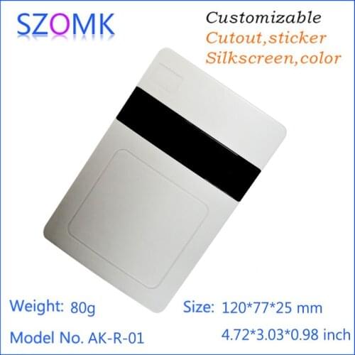 4 psc a lot good qualtity card reader cabinet abs plastic housing for electronics design diy 120x7725mm junction box case