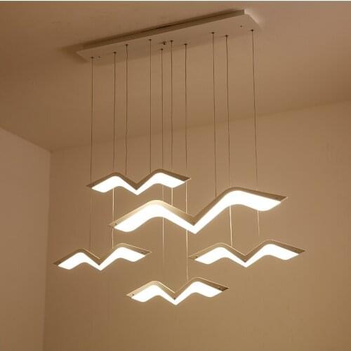 Modern Seagull modeling LED Chandeliers For Dining room Kitchen Indoor Home Lamp Decoration Hanging Suspension Lighting Fixtures