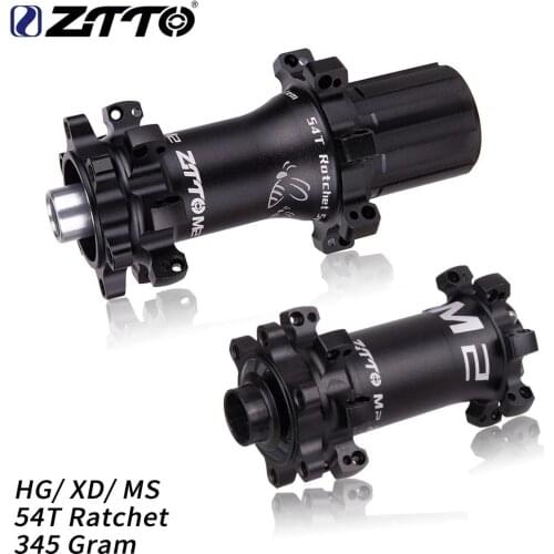 ZTTO M2 MTB Straightpull Hub Ultralight 28 Hole 54T Ratchet HG XD MS Core Fit 12 Speed Thru Axle 142x12 QR 28h Mountain Bike Hub