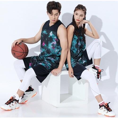 Women Basketball Jerseys Suit College girl Basketball Uniforms men Sport Kit Shirt Shorts Set Cloth Breathable Custom Print