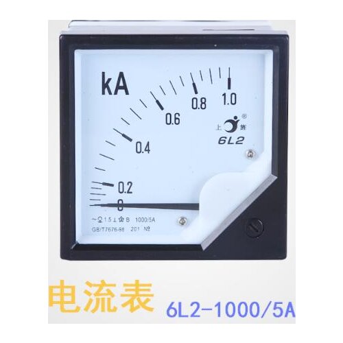 1Pcs 6L2 AC 1000/5A 1200/5A 2000/5A 2500/5A 3000/5A Pointer Ammeter 80mmX80mm