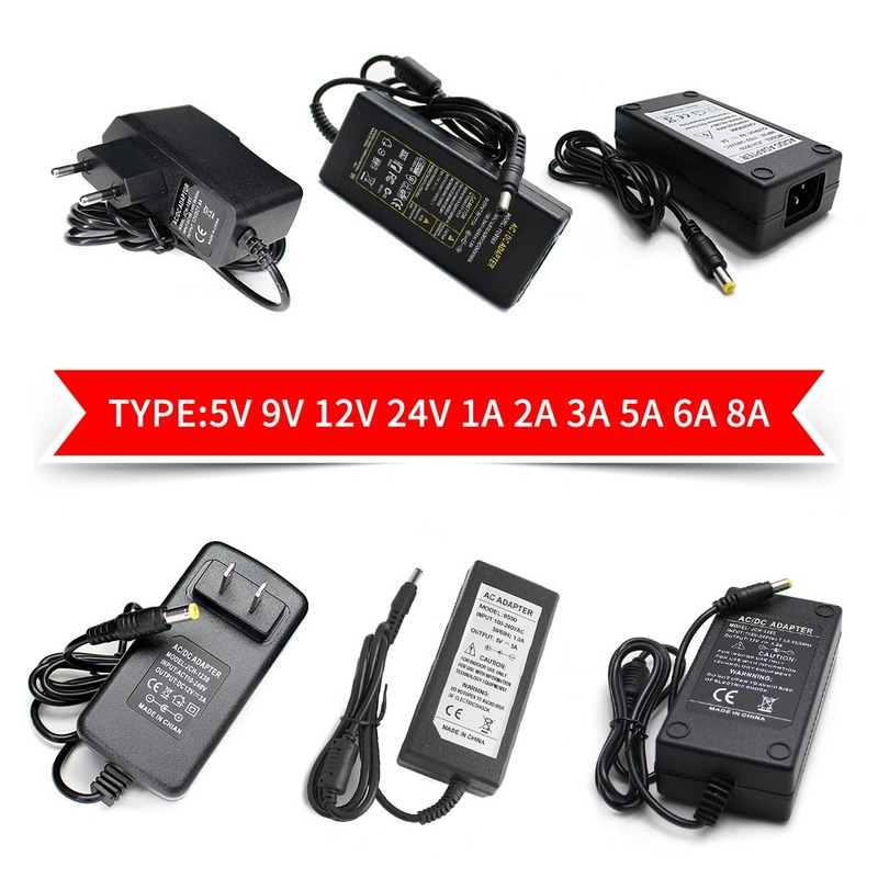 AC DC 12V 5V 6V 8V 9V 10V 12V Power Adapter 13V 14V 15V 24V 1A 2A 3A 5A 6A 8A 220V To 12V Power Supply Adapter 5 12 24 V Volt