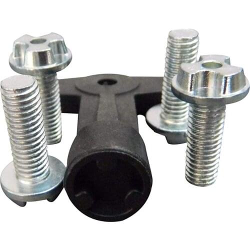 Alloy Wheel Centre Cap Screws Bolts with Key OE: 7700422600 for Renault