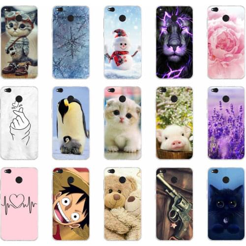 For Xiaomi Redmi 4X Case Cover Soft Silicone Coque For Redmi 4x Cover Cute Patterned Shell Bags For Redmi 4X Case