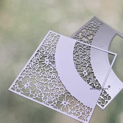 Flower lace frame Metal Cutting Dies for DIY Scrapbooking Album Paper Cards Decorative Crafts Embossing Die Cuts