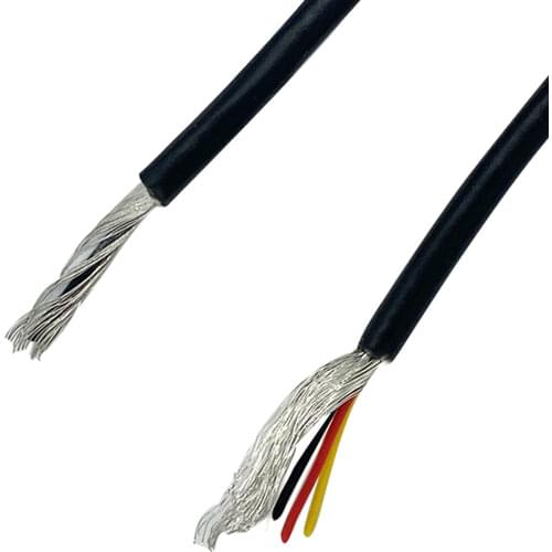 10M shielded wire signal cable 28 26 AWG Audio 4core headphones copper control shielding wire UL2547 for amplifier