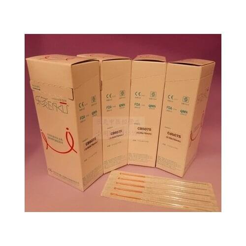 Acupuncture needles ultra-micro-circular needle 0.50 * 75 lumbar cervical hemiplegia 100pcs/pack