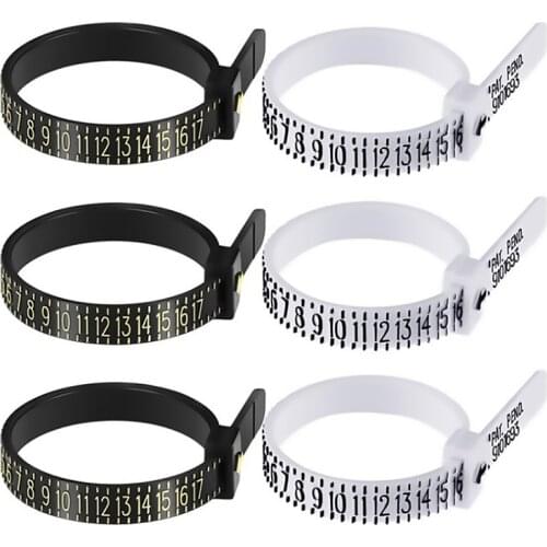 Finger size measurement circle Measuring tape size Finger circumference measurement US tape Soft Ruler Measuring ring size