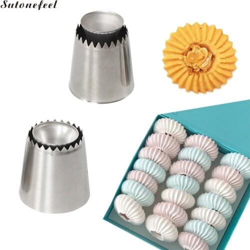Sulta Ne Ring Cookies Mold Russia Icing Piping Nozzles Stainless Steel Pastry Cream Tips Sets Cake Decorating Tool