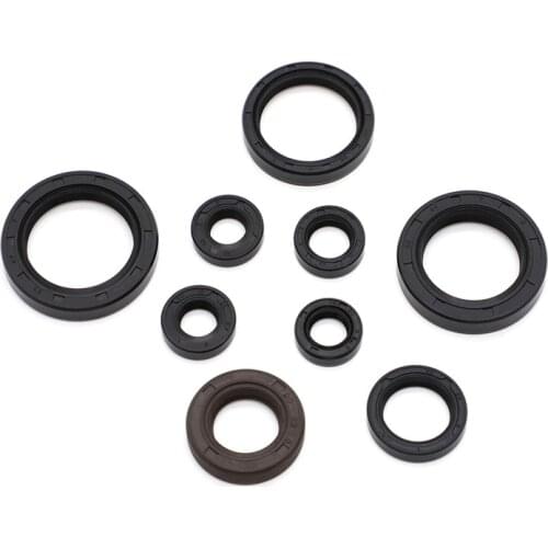 Pack of 9 Full Engine Oil Seal Kit for HONDA TRX450R 2004-2005 trx 450r TRX450 R Crankshaft seals, Crankcase seals Oil seals