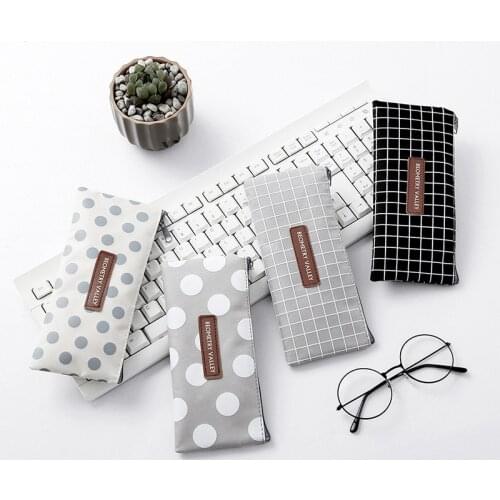 Small Pencil Case Durable Office Stationery Organizer Pouch Cosmetic Bag for Girls and Boys TS1 Home Office Storage