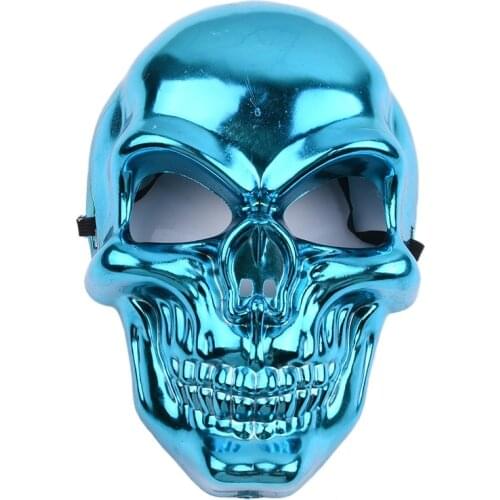 2021Full Face Skull Mask Halloween Full Face Skull Head Cosplay Mask Anti-terrorism Skeleton Mask Masquerade Horror Ghost Masque