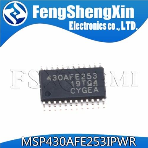 10pcs MSP430AFE253IPWR TSSOP-24 MSP430AFE253 430AFE253 microcontroller