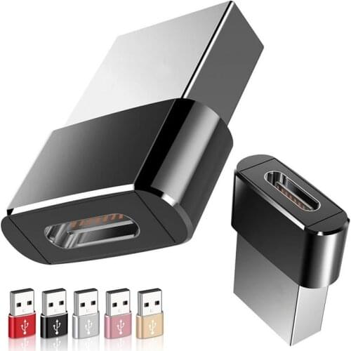 5Pcs/Pack USB OTG Male To Type C Female Adapter Converter For Macbook Air Computer PC Charger USB To Type-c OTG Cable Converters