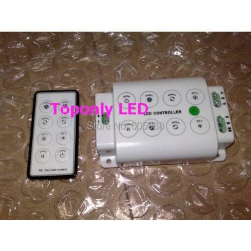 12v/24v 4-in-1 rgb touch led controller+8-keys wireless rf remote control compatible for all common rgb strips&low voltage lamps
