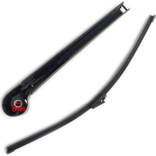 Zeroclearance 16" Rear Windshield Wiper Blades Refill Brushes Car Janitors Windscreen Washer for VW Polo Mk6 Touran Golf 1 2 4 5