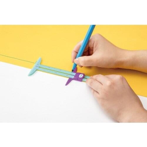 5-IN-1 SLIDING GAUGE WITH NANCY ZIEMAN Measuring Sewing Tool(two size you can choose)