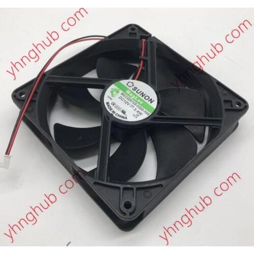 SUNON MEC0251V2-0000-A99 DC 12V 3.4W 120x120x25mm 2-wire Server Cooling Fan
