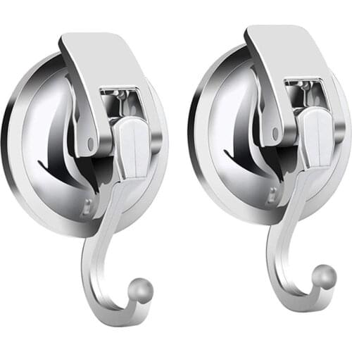 Heavy Duty Vacuum Suction Cup Hooks Specialized for Kitchen&Bathroom&Restroom Organization Pack of 1 2 4