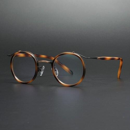 Evove Myopia Glasses Male Women -0.75 -1.5 -1.25 -1.75 -2.0 Vintage Round Eyeglasses Frames with Optica Lens Far Vision