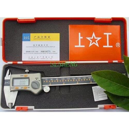 1piece 0-150mm SHANGGONG electronic digital display vernier caliper