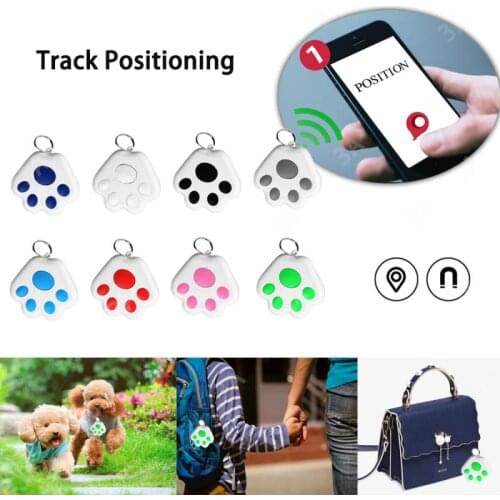 1Pc Mini GPS Tracker For Dog Cat Pets Bluetooth-compatible Anti-lost Alarm Tag Wireless Child Bag Wallet Key Finder Accessories