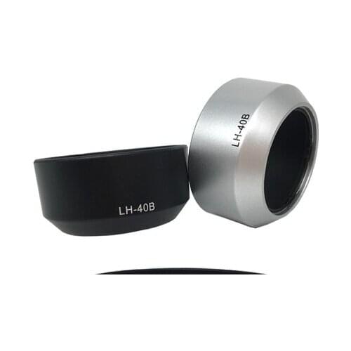 10PCS Lens Hood Shade for LH-40B Olympus M. Zuiko Digital 45mm F1.8 1:1.8 Lens Silver Black