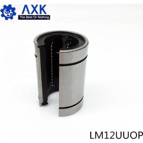 2pcs/lot Free shipping LM12UUOP 12mm Linear bearings Open Type CNC Linear Bushing LM12OP