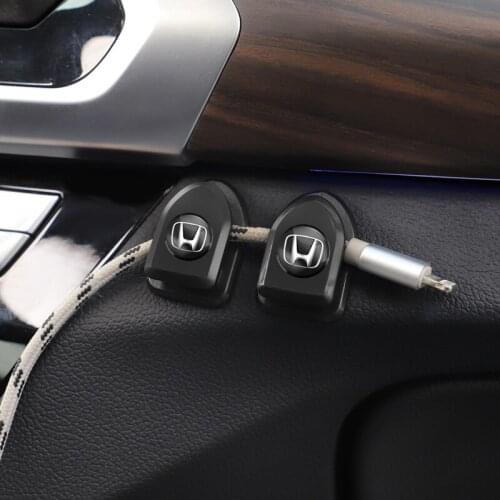 2pcs Car Styling Self Adhesive Mini Storage Hooks For Honda Civci FIT Accord Prelude CRV 5th City CRZ CRX Jazz HRV Pilot