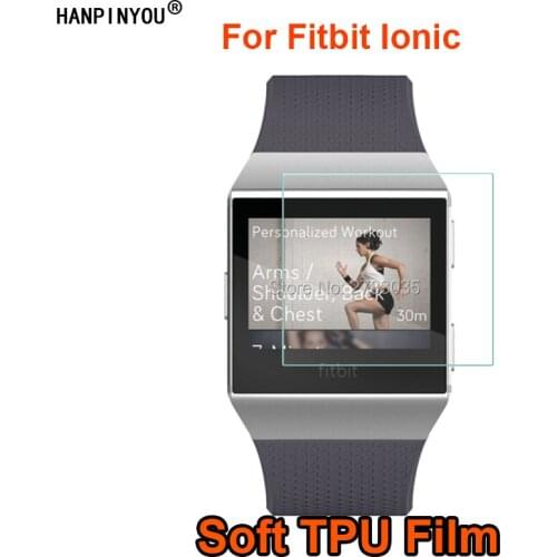 5Pcs For Fitbit Ionic Smart Wristband Bracelet Ultra Clear Slim Soft TPU Anti Scratch Film Screen Protector (Not Tempered Glass)