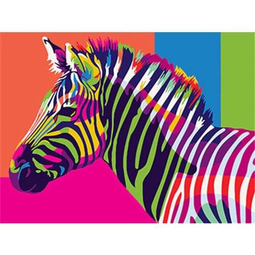 50x40cm DIY Oil Painting By Numbers for Adults Animals Paints By Number Canvas Painting Full Kits Home Decor