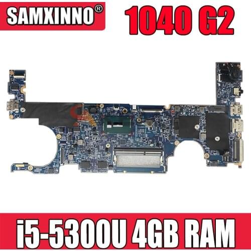 798519-601 For HP EliteBook 1040 G2 Laptop Motherboard 798519-501 With SR23X i5-5300u CPU 4GB RAM 100% Tested Fast Ship