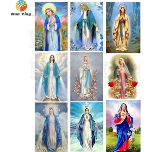 New Handiwork Diamond Painting Cross Stitch Religion Diamond 5d Diamond Embroidery Virgin Mary Icon Home Decor
