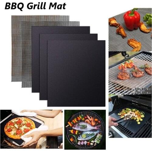 Non-stick BBQ grill for Grilling Mat Baking Tools Cooking Placemat Mesh Kitchen Accessories Outdoor barbecue barbacoa barbeque