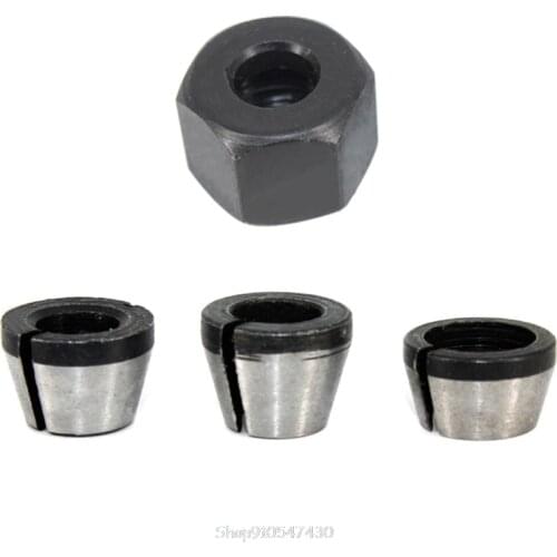 6mm 6.35mm 8mm Collet Chuck Adapter Engraving Trimming Machine Electric Router D17 20 Dropship