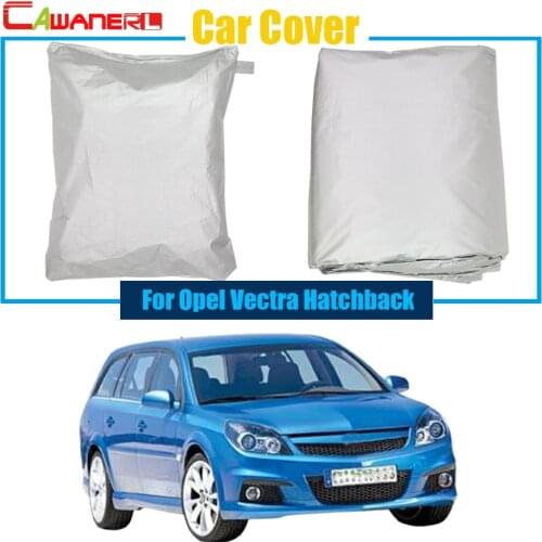 Cawanerl Car Cover Outdoor UV Anti Rain Snow Sun Dust Resistant Protection Cover For Opel Vectra Hatchback