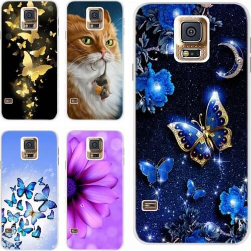 For Samsung Galaxy S5 Case SM-G900F G900I G900M G900T Soft Slim Beautiful Butterfly Phone Cover For Samsung S5 S 5 GalaxyS5 Case