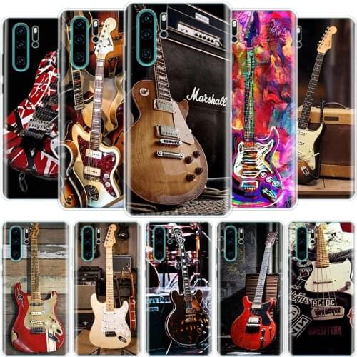 Music Score Musical Violin Guitar Cover Phone Case for Huawei P40 P30 P20 Mate 30 20 10 Pro P10 Lite P Smart Z 2019 Coque Shell