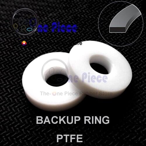 Pure 56x60x1.5 Back-up seal Flat white PTFE Backup Ring washer gasket