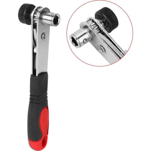 DIYWORK Portable Rapid Ratchet Wrench Quick Socket Wrench Torque Wrench Multitool Screwdriver Rod