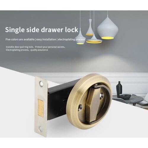 ZFOND SUS304 Door Handles Lock Set Invisable Privacy Lock Home Door Handles Lever Black Stainless Steel Wooden Doors Lock Larva