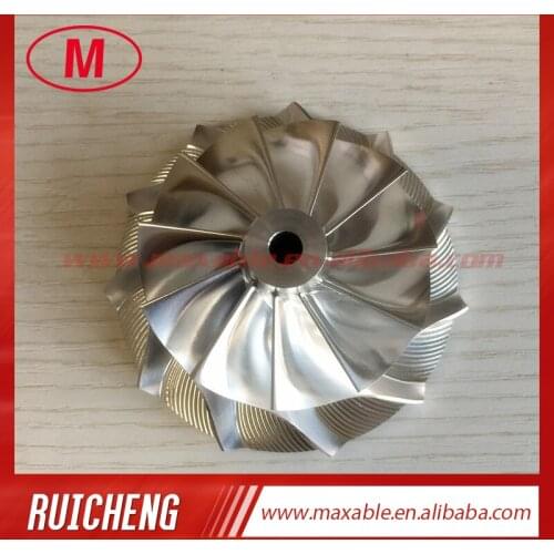 GT3037 452708-0001 11+0 blades 57.04/76.13mm bore:5.99mm turbo billet/milling compressor wheel for 700382-12/700177-7 racing