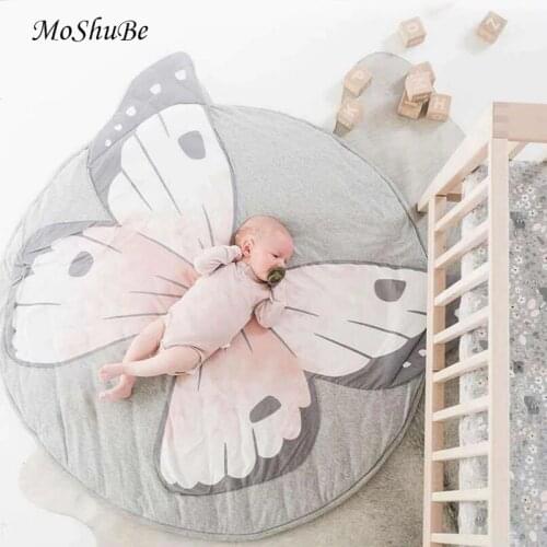 Cotton Baby Play Mat Crawling Carpet Kids Childrens Mat Developing Decorative Blanket Gym Game Toys Blanket Playmat